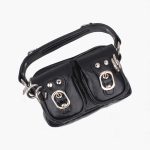 Multi-Pocket Handle Bag _ Black