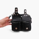 Multi-Pocket Handle Bag _ Black - Image 11