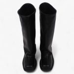 Harness Boot _ Black Leather - Image 2