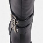 Harness Boot _ Black Leather - Image 5