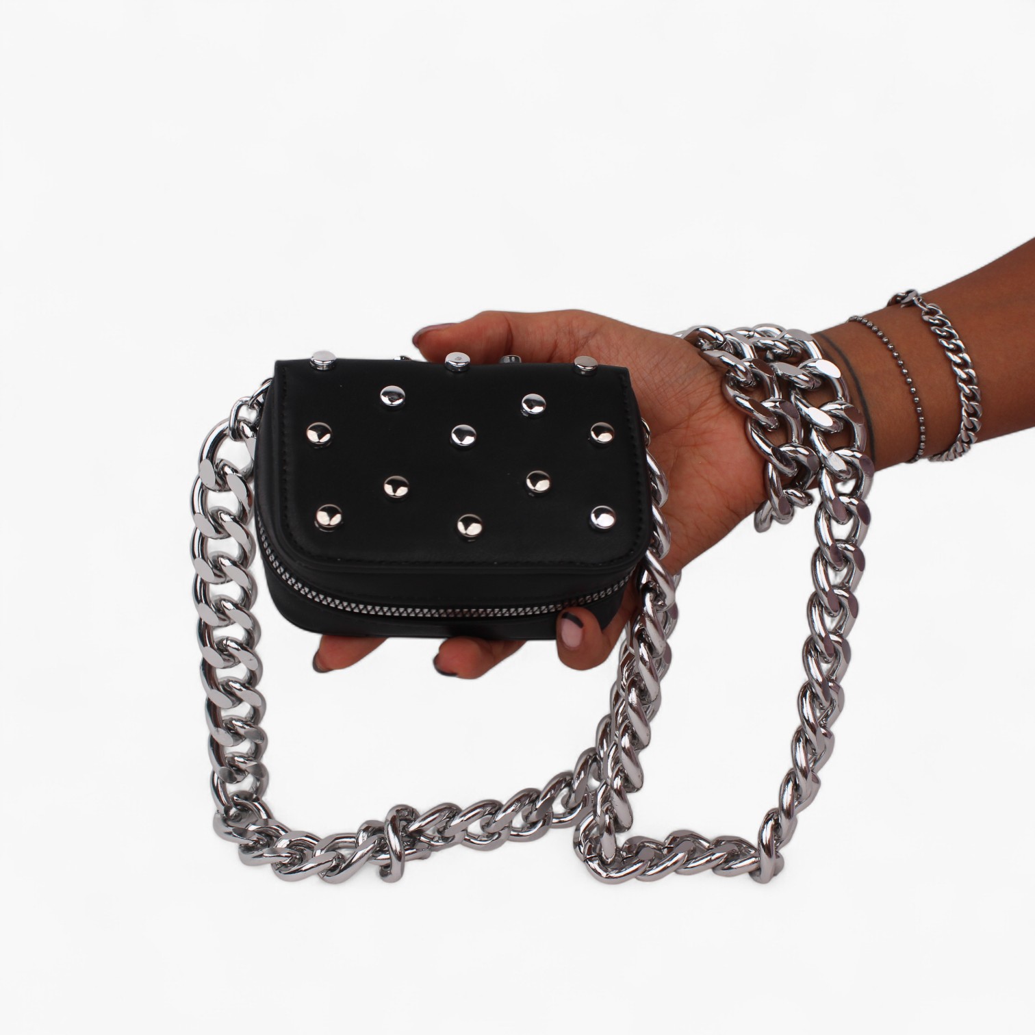 MM_FW_2025_mini bag__punched black _2 Mini Bag _ Punched black