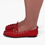 Chinese Ballet shoes _ fire red