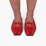 Chinese Ballet shoes _ fire red