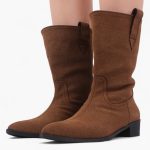 Anti Slouch Boot _ Brown Eshpalt - Image 4