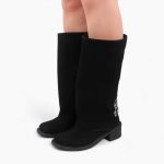 Harness Boot_ Black Eshpalt