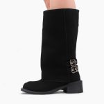 Harness Boot_ Black Eshpalt