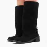 Harness Boot_ Black Eshpalt
