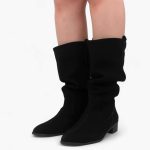 Slouchy Boot _ Black - Image 2