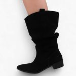 Slouchy Boot _ Black - Image 8