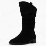 Slouchy Boot _ Black - Image 3