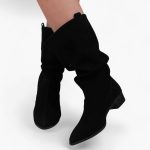 Slouchy Boot _ Black - Image 4