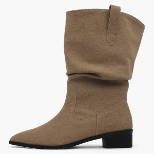 Slouchy Boot _ Camel