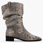 Slouchy Boot _ silver snake - Image 10