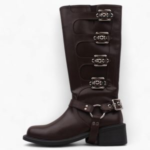 Cow Girl Boot _ Brown