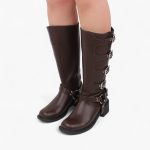 Cow Girl Boot _ Brown - Image 4