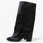 Slotted Boot _ Black