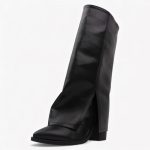 Slotted Boot _ Black - Image 3