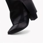 Slotted Boot _ Black - Image 5