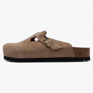 Birk Cozy Clog _ Nude Beige