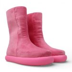 Pink Velvet Boot - Image 4