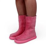 Pink Velvet Boot - Image 5