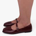 Mary Jane Ballets – Burgundy