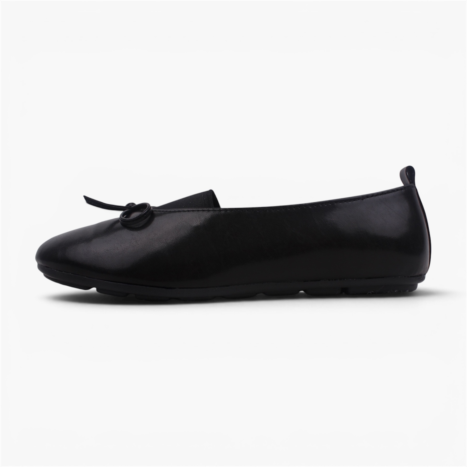 maison mazaheriyan ribbon black (1) Ribbon Flats _ Black
