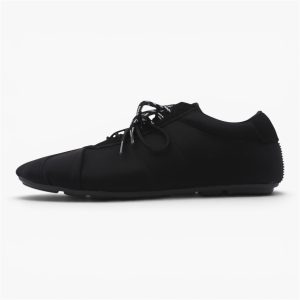 Luna Satin Sneaker _ Black