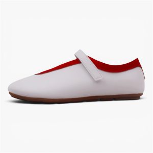 Melo Flats_Red & White